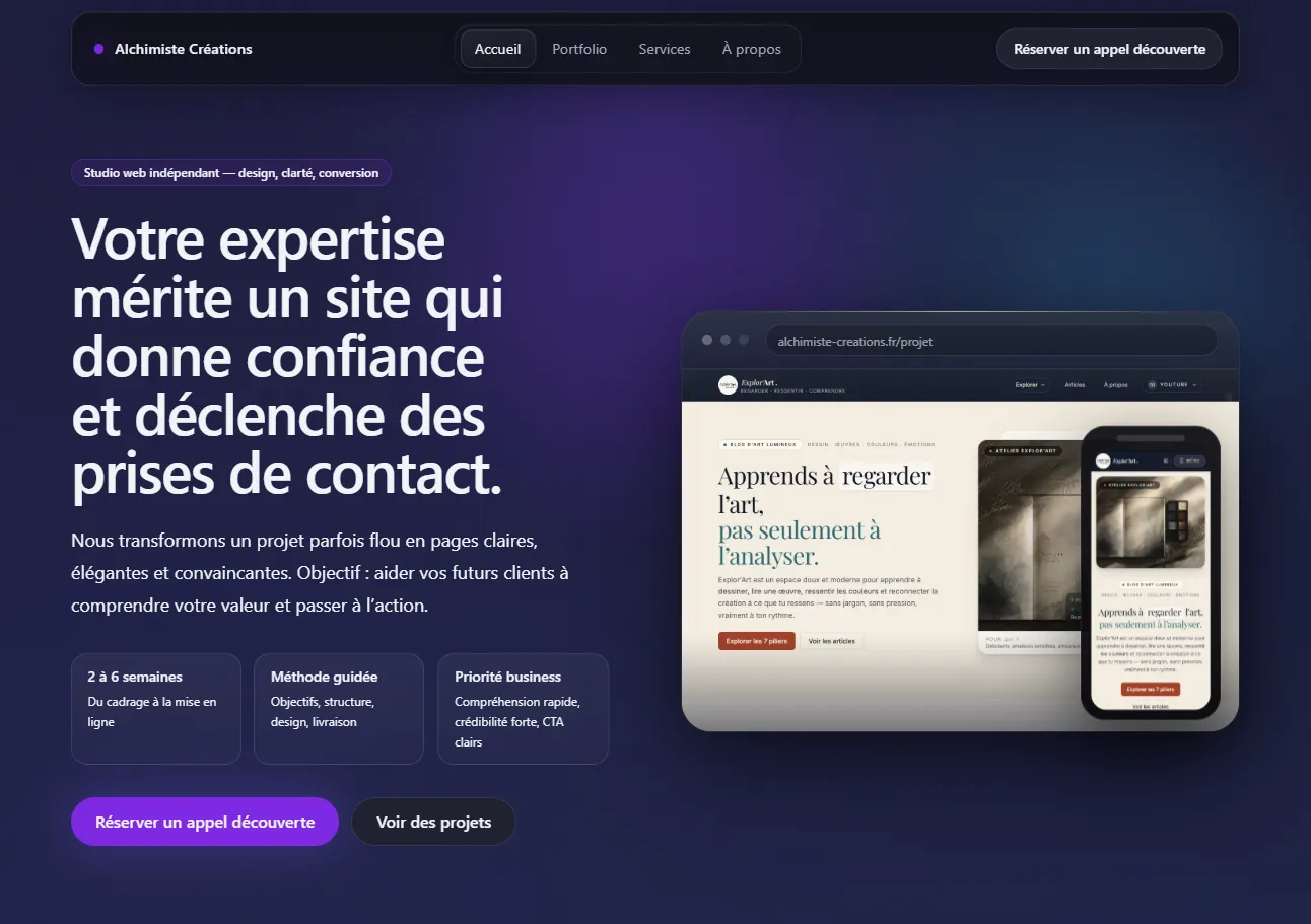Accueil — Alchimiste Créations